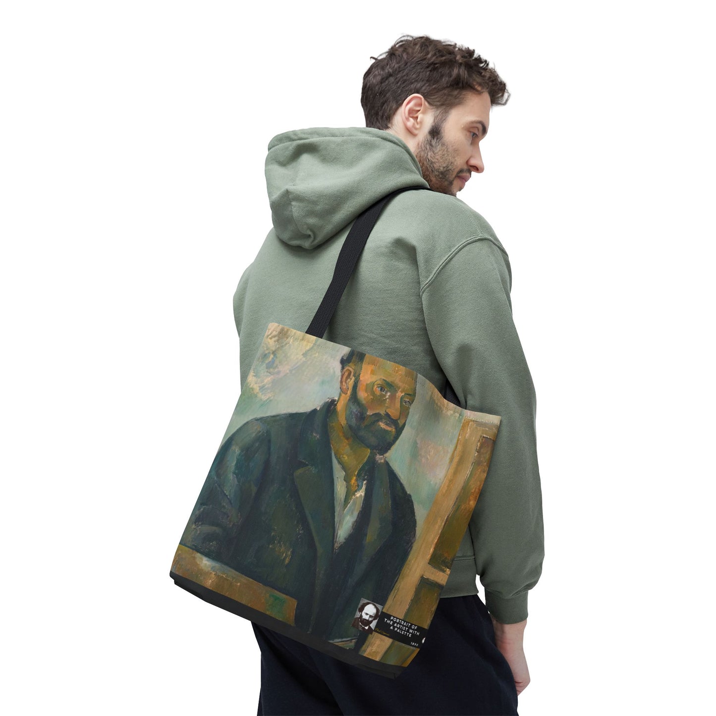 Cézanne, Paul - Portrait of the Artist with a Palette (1890) - Tote Bag