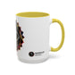 AdamPacio.com - Black Logo - Colorful Accent Mugs