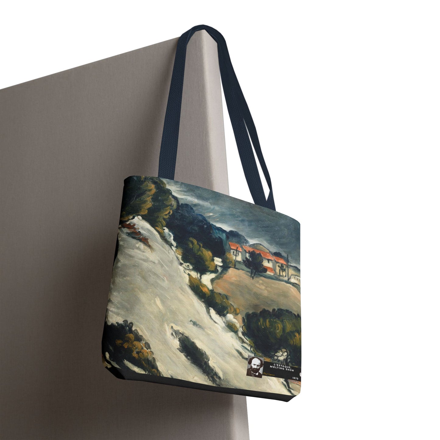 Cézanne, Paul - L’Estaque, Melting Snow (1870) - Tote Bag
