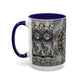 Pacio, Adam - Memento Mori Mandala - Colorful Accent Mugs