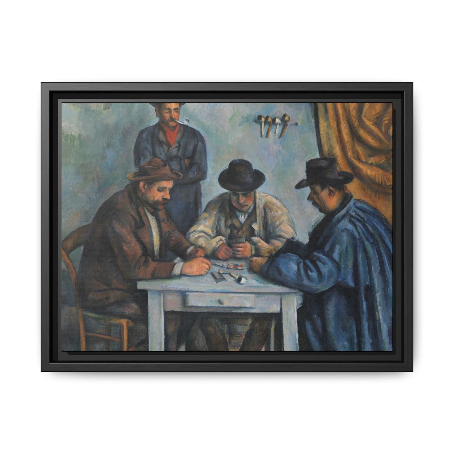 Cézanne, Paul - The Card Players (1892) - Matte Canvas, Framed