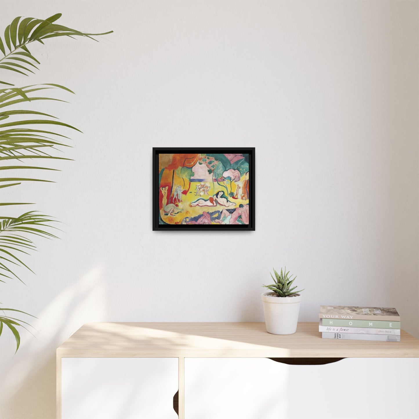 Matisse, Henri - The Joy of Life (1905) - Matte Canvas, Framed