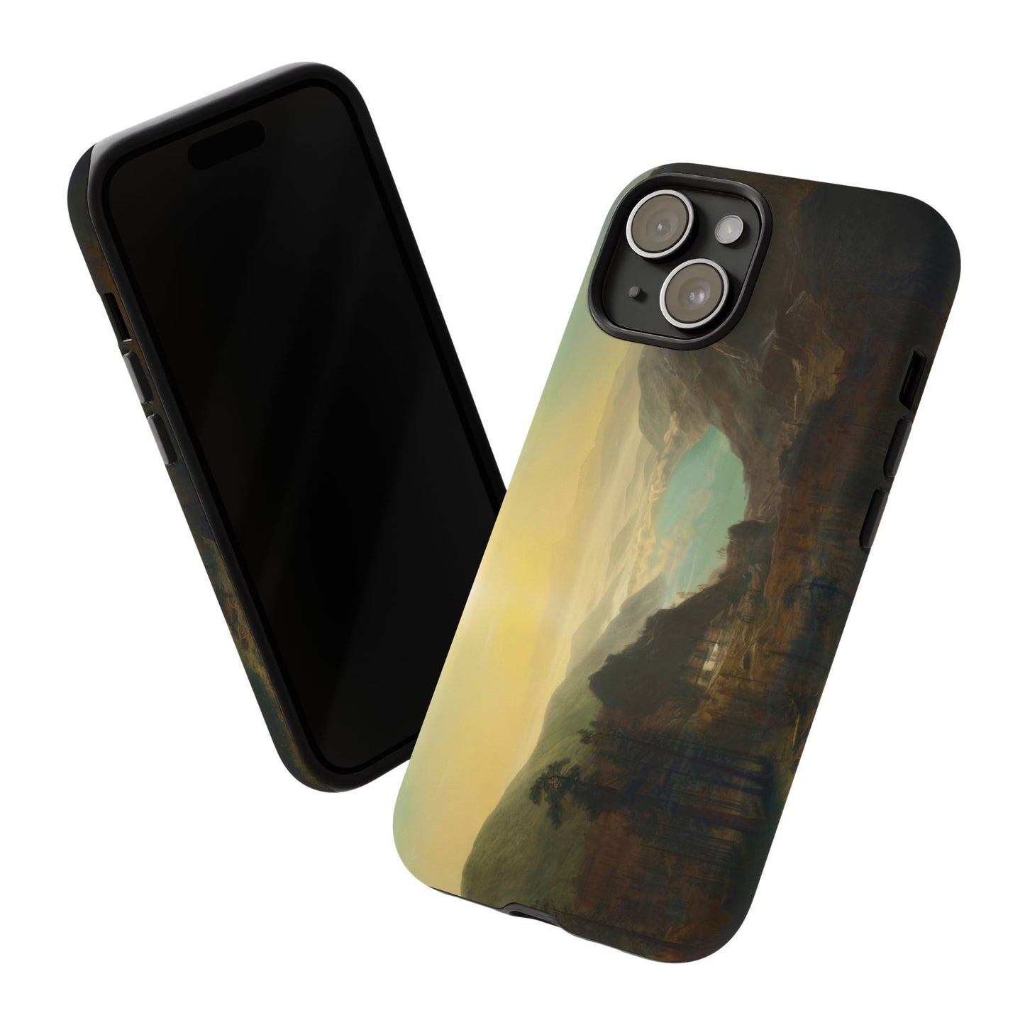 Bierstadt, Albert - Donner Lake from the Summit (1873) - Tough Phone Cases