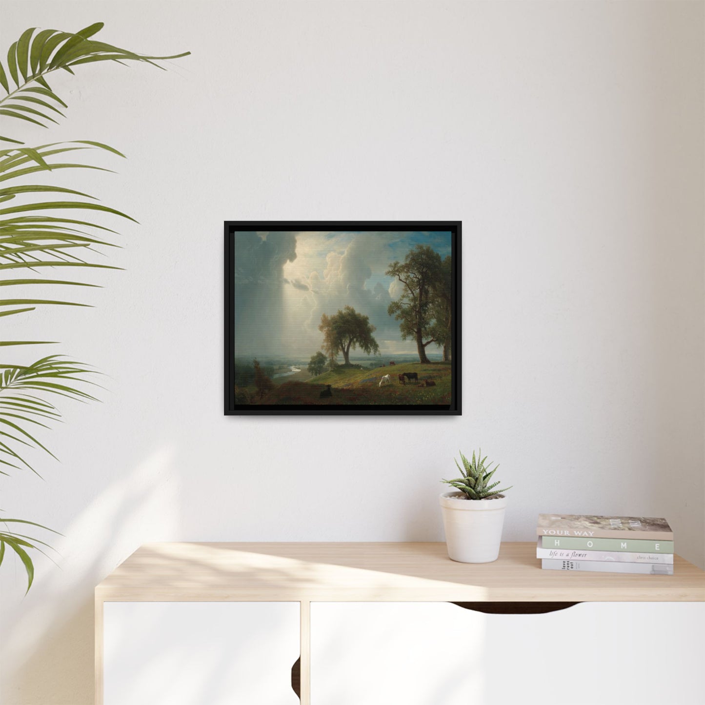 Bierstadt, Albert - California Spring (1875) - Matte Canvas, Framed