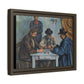 Cézanne, Paul - The Card Players (1892) - Matte Canvas, Framed