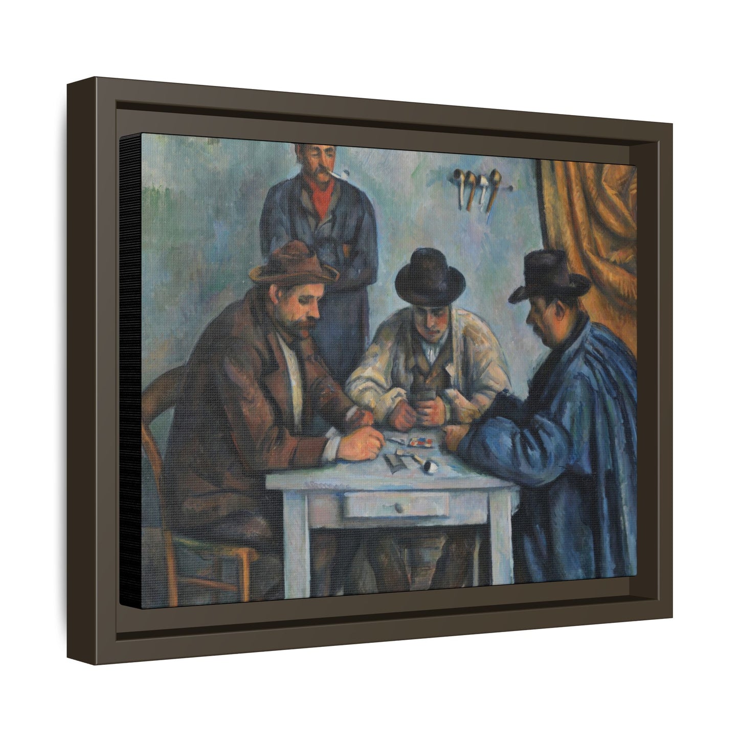 Cézanne, Paul - The Card Players (1892) - Matte Canvas, Framed