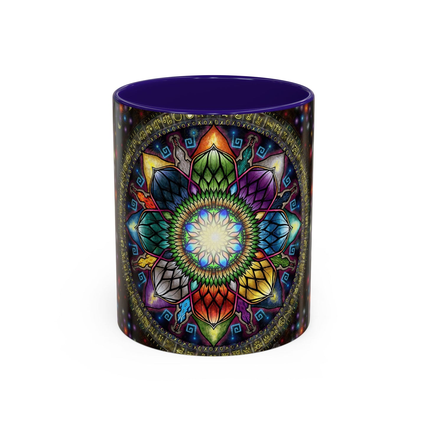Pacio, Adam - Mystic Jewel Mandala - Colorful Accent Mugs