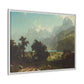 Bierstadt, Albert - Lake Lucerne (1858) - Matte Canvas, Framed