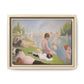 Seurat, Georges - Bathers at Asnières (1884) - Matte Canvas, Framed