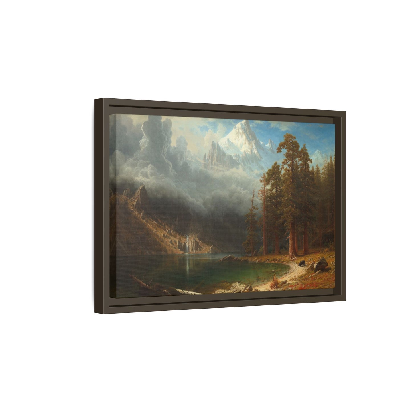 Bierstadt, Albert - Mount Corcoran (1877) - Matte Canvas, Framed