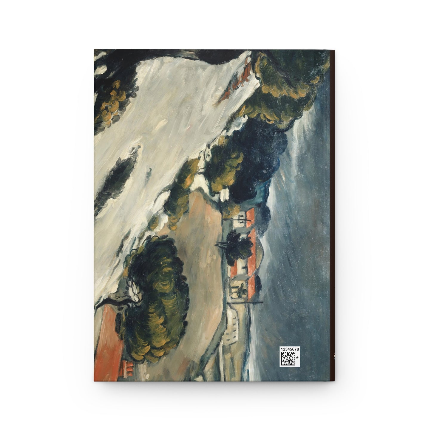 Cézanne, Paul - L’Estaque, Melting Snow (1870) - Hardcover Journal Matte