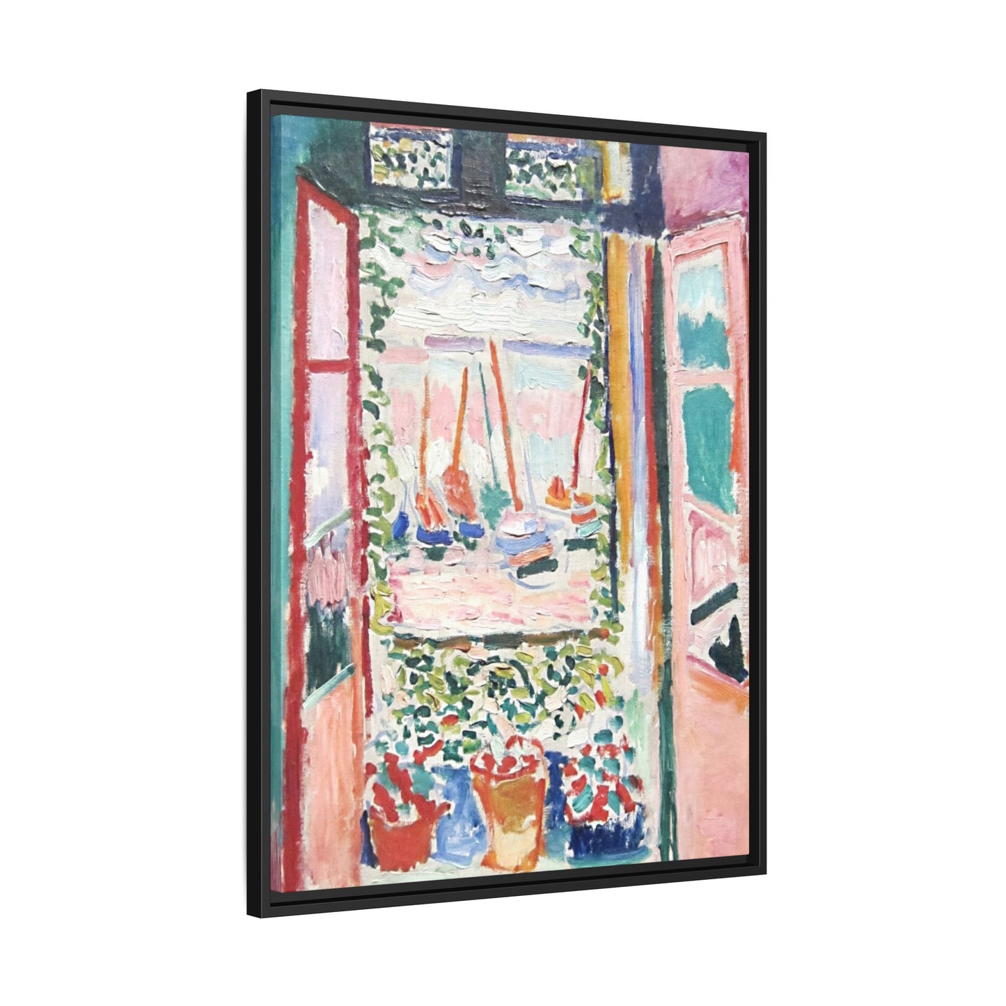 Matisse, Henri - Open Window, Collioure (1905) - Matte Canvas, Framed