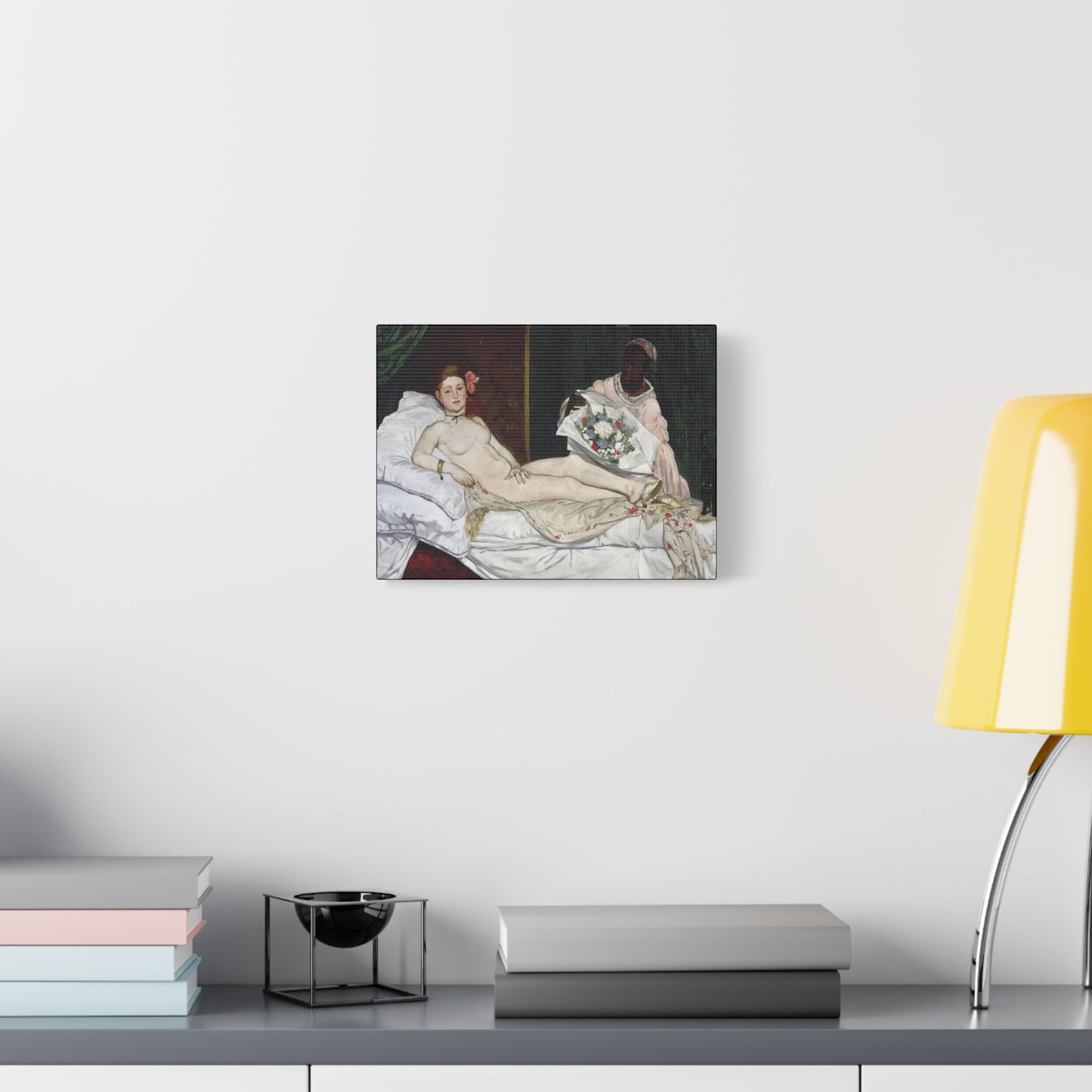 Manet, Édouard - Olympia (1870) - Canvas Block, unframed