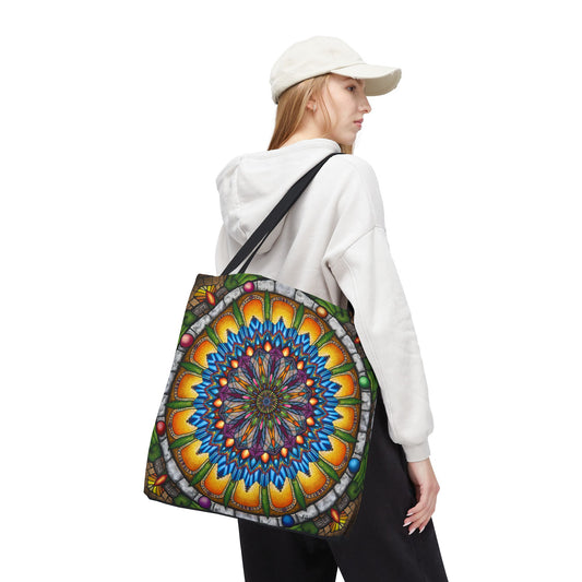 Pacio, Adam - Emerald Arrows Mandala - Tote Bag