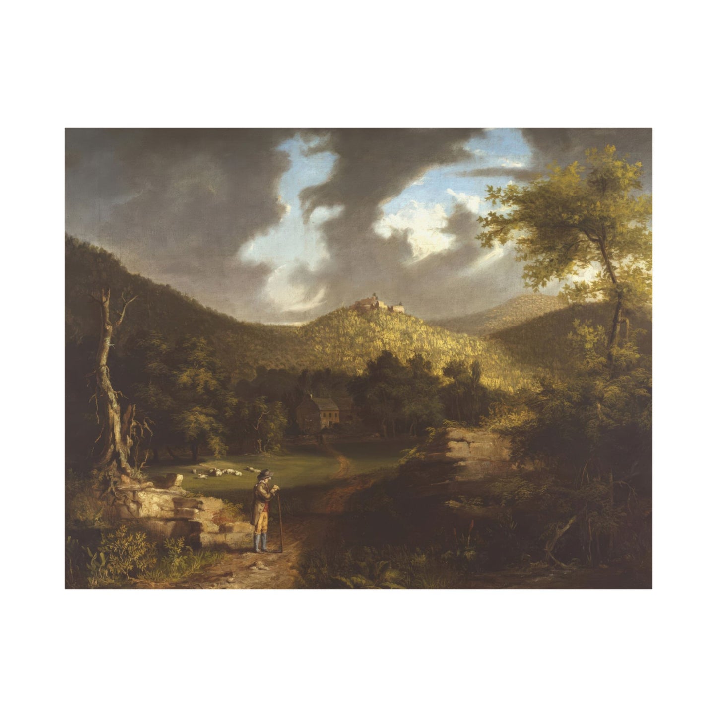 Cole. Thomas - View of Fort Putnam (1825) - Satin Posters