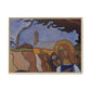 Filiger, Charles - Virgin and Two Angels (1895) - Matte Canvas, Framed