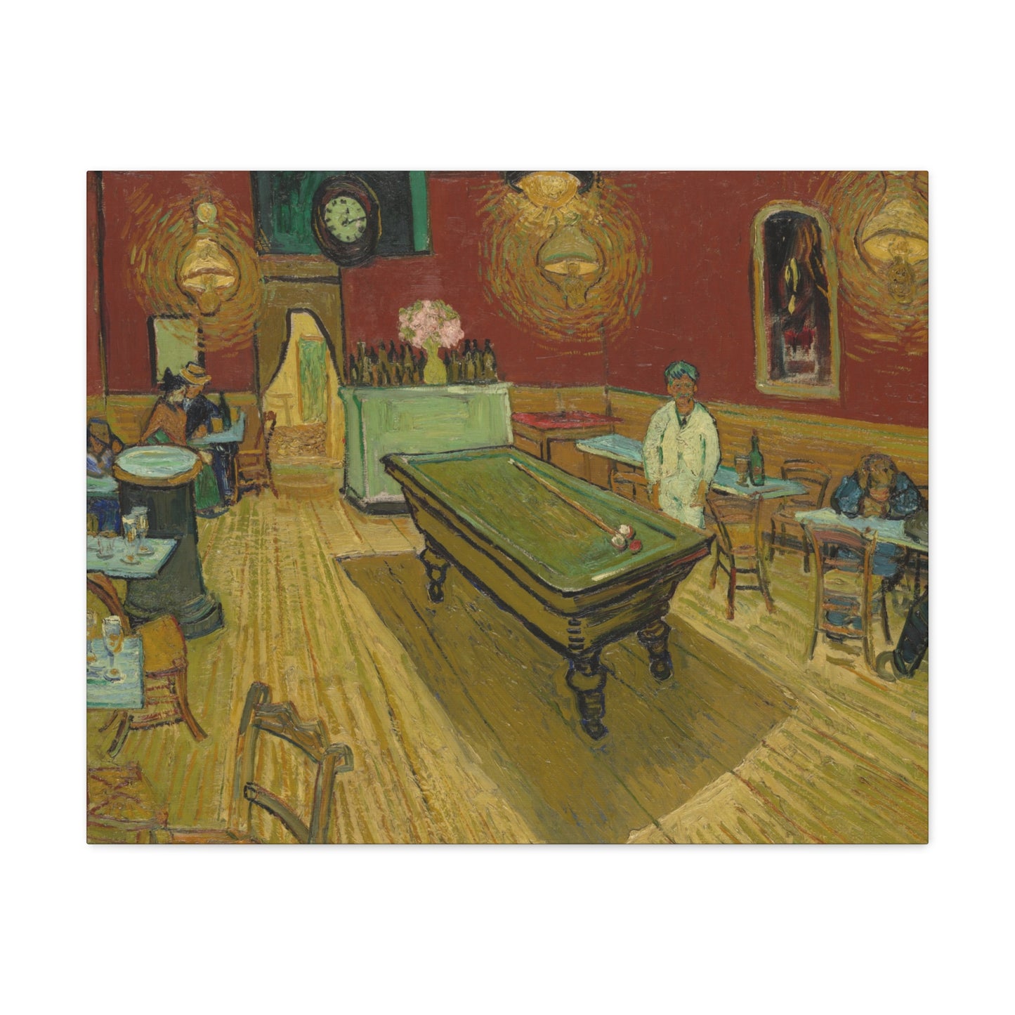 Van Gogh, Vincent - The Night Cafe (1888) - Canvas Block, unframed