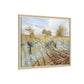 Pissarro, Camille - Hoarfrost (1873) - Matte Canvas, Framed
