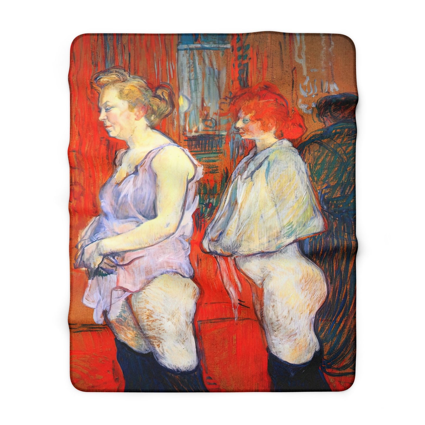 Toulouse-Lautrec, Henri - The Medical Inspection (1894) - Sherpa Fleece Blanket
