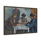 Cézanne, Paul - The Card Players (1892) - Matte Canvas, Framed