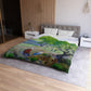 Ranson, Paul - Picking Flowers (1890) - Microfiber Duvet Cover