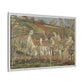 Pissarro, Camille - Red Roofs, Corner of a Village in Winter (1877) - Matte Canvas, Framed