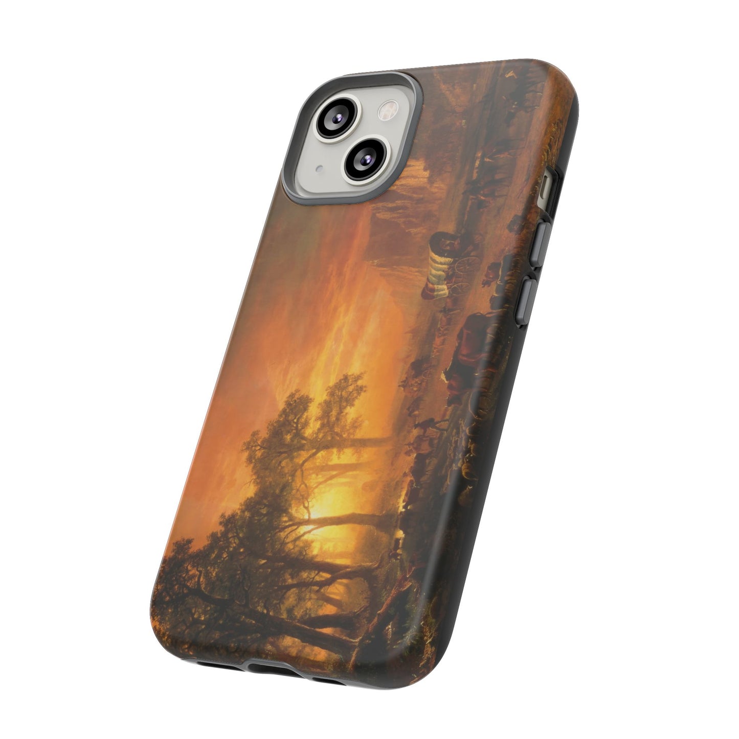 Bierstadt, Albert - Emigrants Crossing the Plains (1867) - Tough Phone Cases