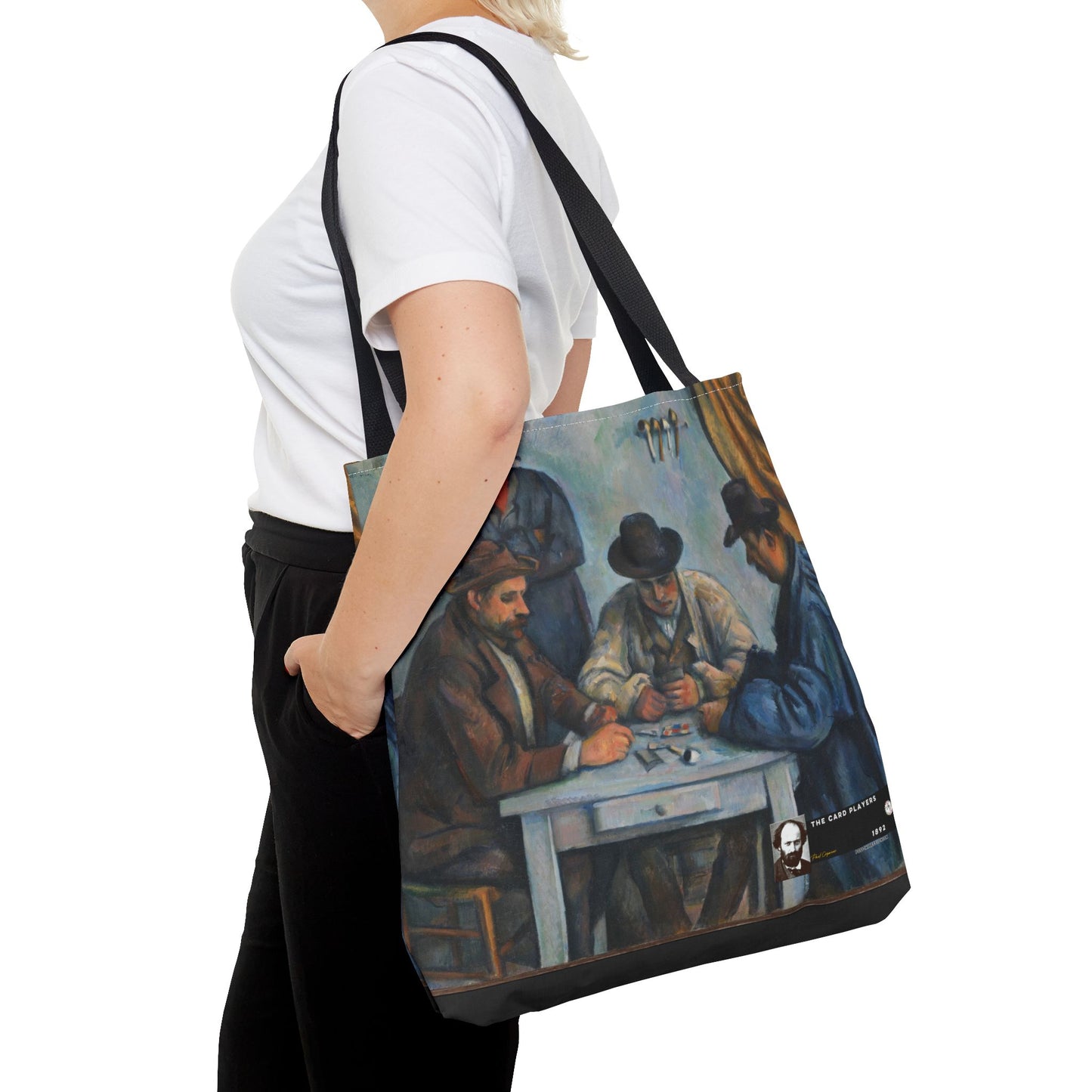 Cézanne, Paul - The Card Players (1892) - Tote Bag