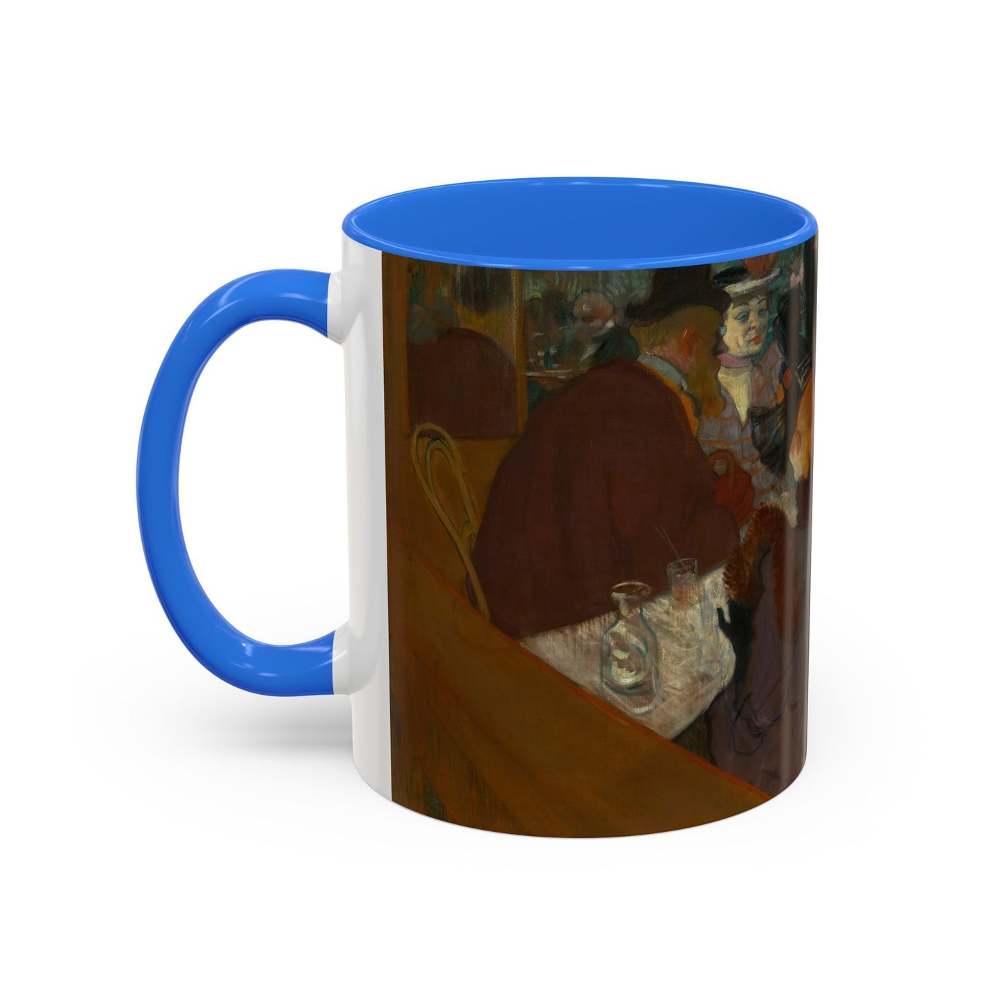 Toulouse-Lautrec, Henri - At the Moulin Rouge (1892) - Colorful Accent Mugs