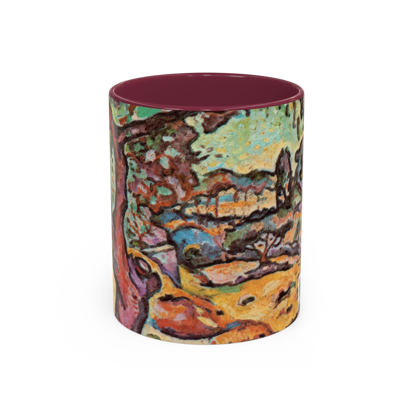 Braque, Georges - Olive Tree near L'Estaque (1906) - Colorful Accent Mugs