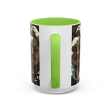 Courbet, Gustave - The Desperate Man (1843) - Colorful Accent Mugs