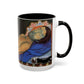 Filiger, Charles - The Recumbent Christ (1895) - Colorful Accent Mugs