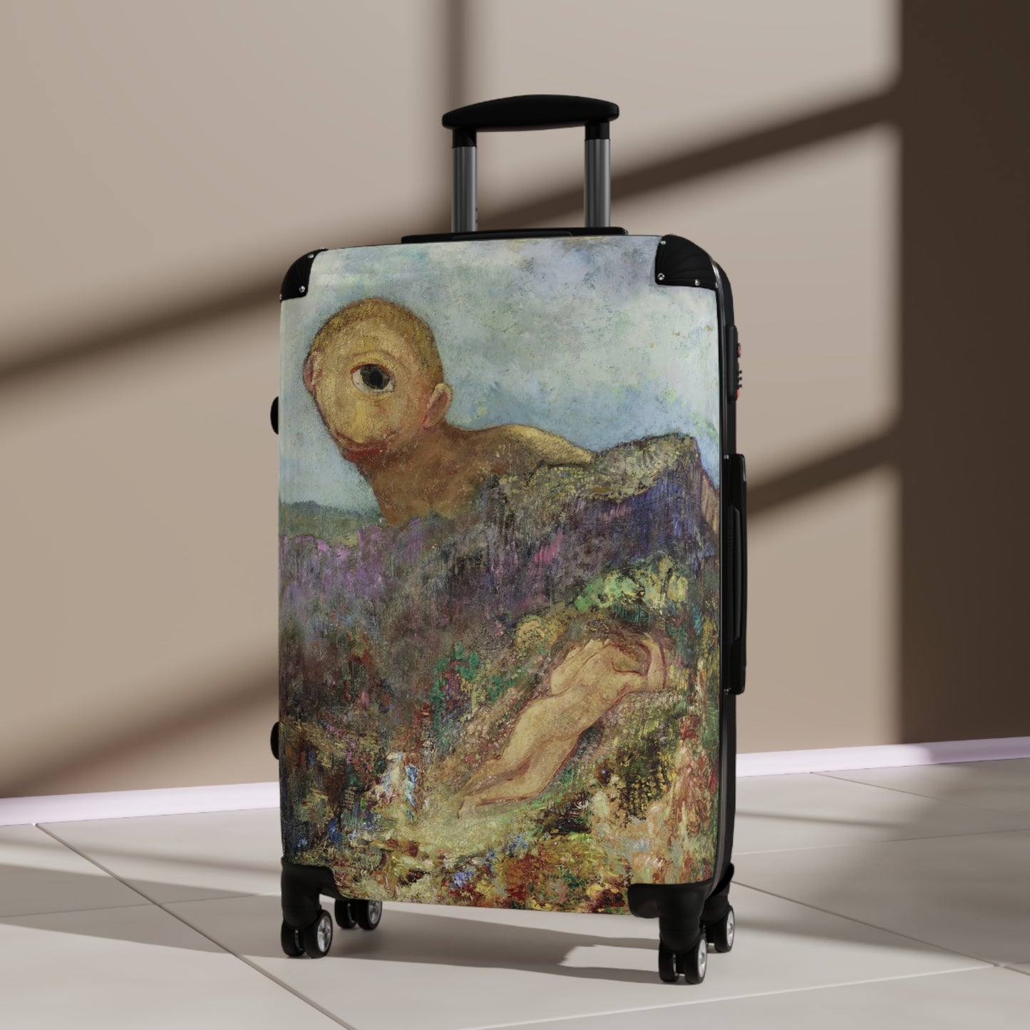 Redon, Odilon - The Cyclops (1914) - Suitcase