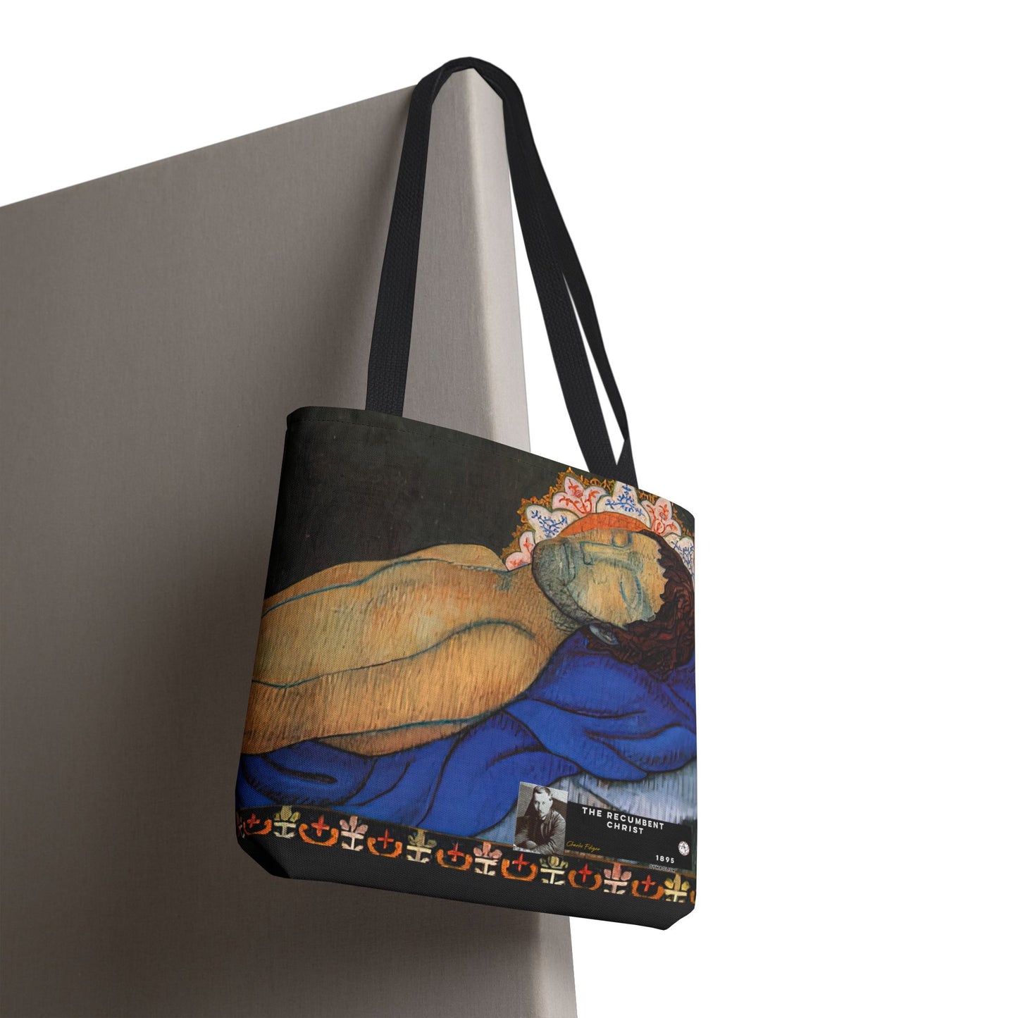 Filiger, Charles - The Recumbent Christ (1895) - Tote Bag