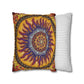 Pacio, Adam - Solar Disc Mandala - Suede Square Pillowcase