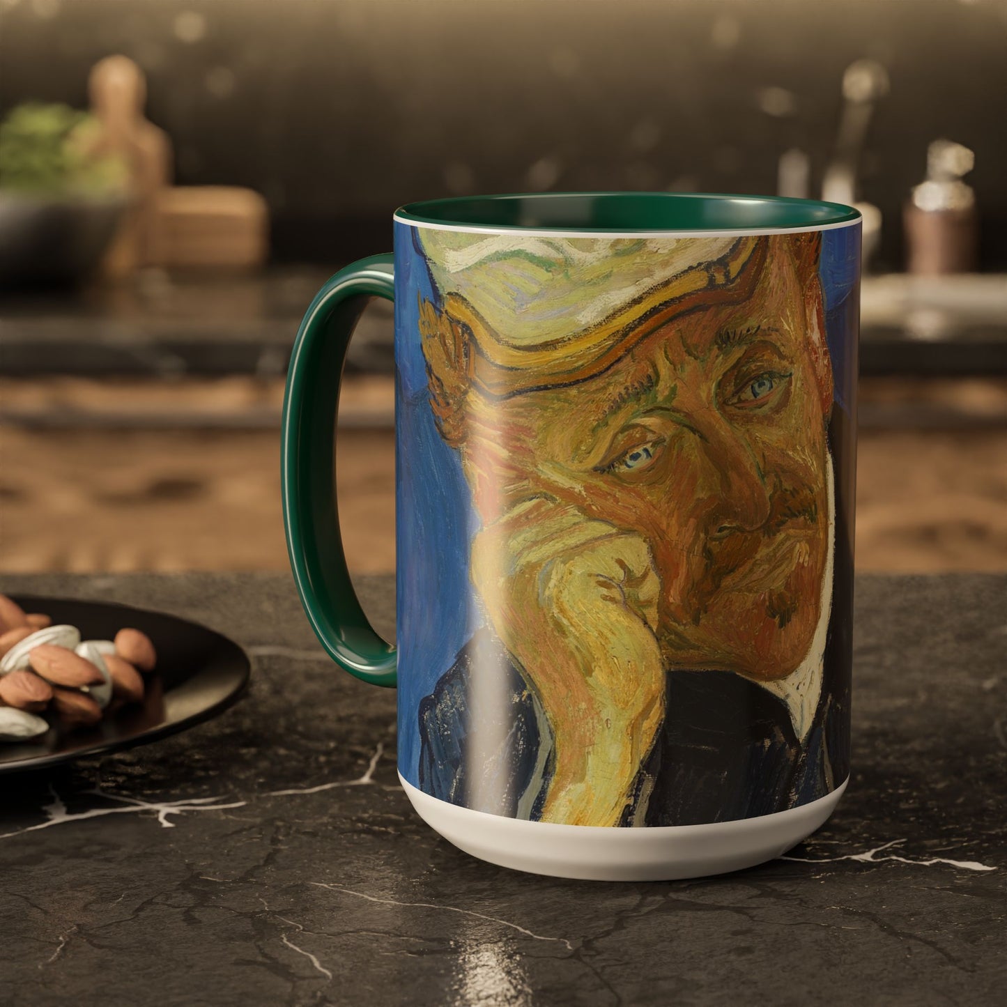 Van Gogh, Vincent - Portrait of Dr. Paul Gachet (1890) - Colorful Accent Mugs
