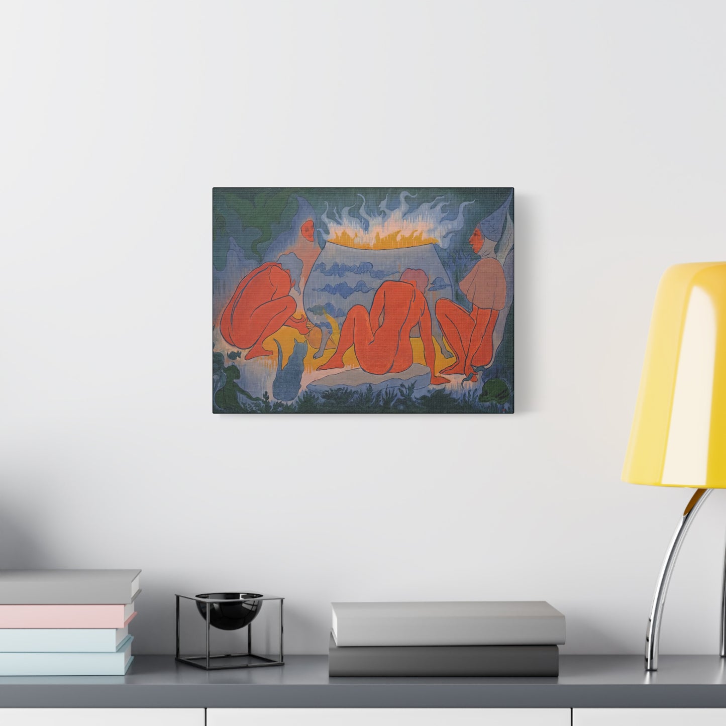 Ranson, Paul - Witches Around the Fire (1891) - Canvas Block, unframed