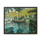 Monet, Claude - La Grenouillere (1869) - Matte Canvas, Framed
