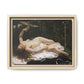 Courbet, Gustave - Woman with a Parrot (1866) - Matte Canvas, Framed