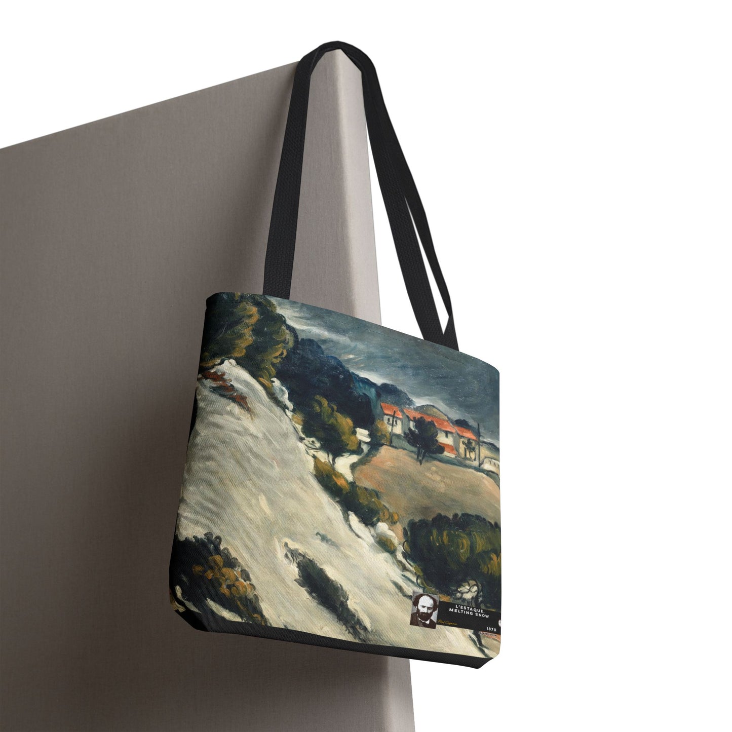 Cézanne, Paul - L’Estaque, Melting Snow (1870) - Tote Bag
