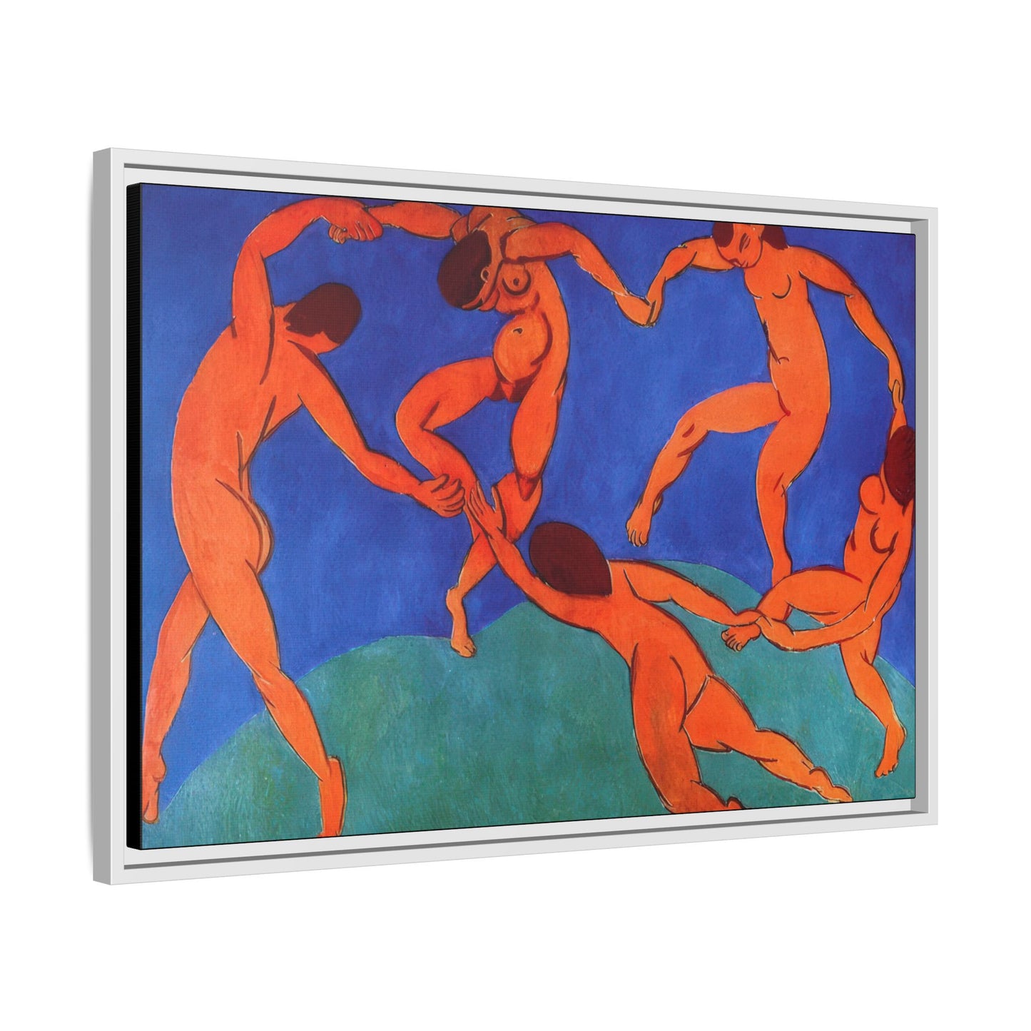 Matisse, Henri - Dance (II) (1910) - Matte Canvas, Framed