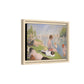 Seurat, Georges - Bathers at Asnières (1884) - Matte Canvas, Framed