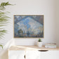 Monet, Claude - Le Gare Saint-Lazare (1877) - Matte Canvas, Framed