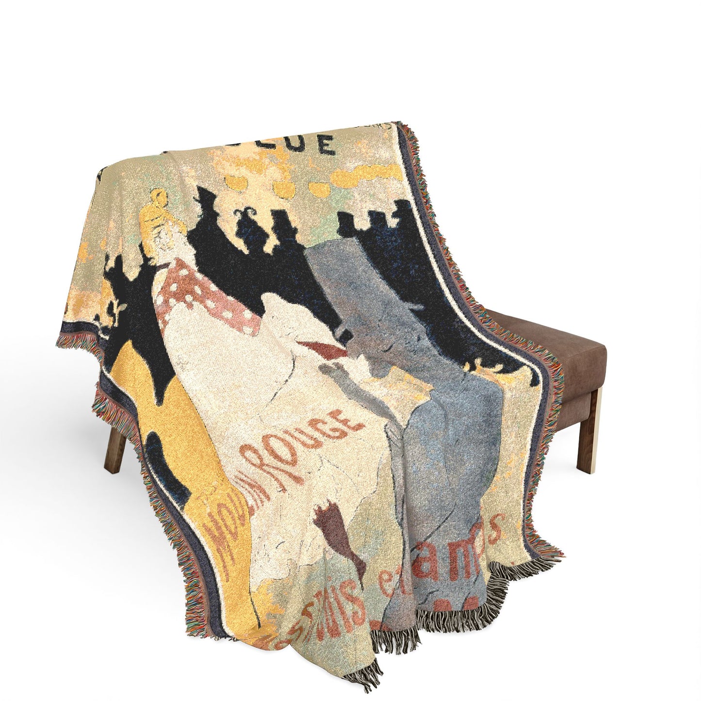 Lautrec, Henri - Moulin Rouge - La Goulue (1891) - Woven Blanket