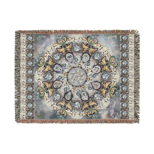 Pacio, Adam - Memento Mori Mandala - Woven Blanket