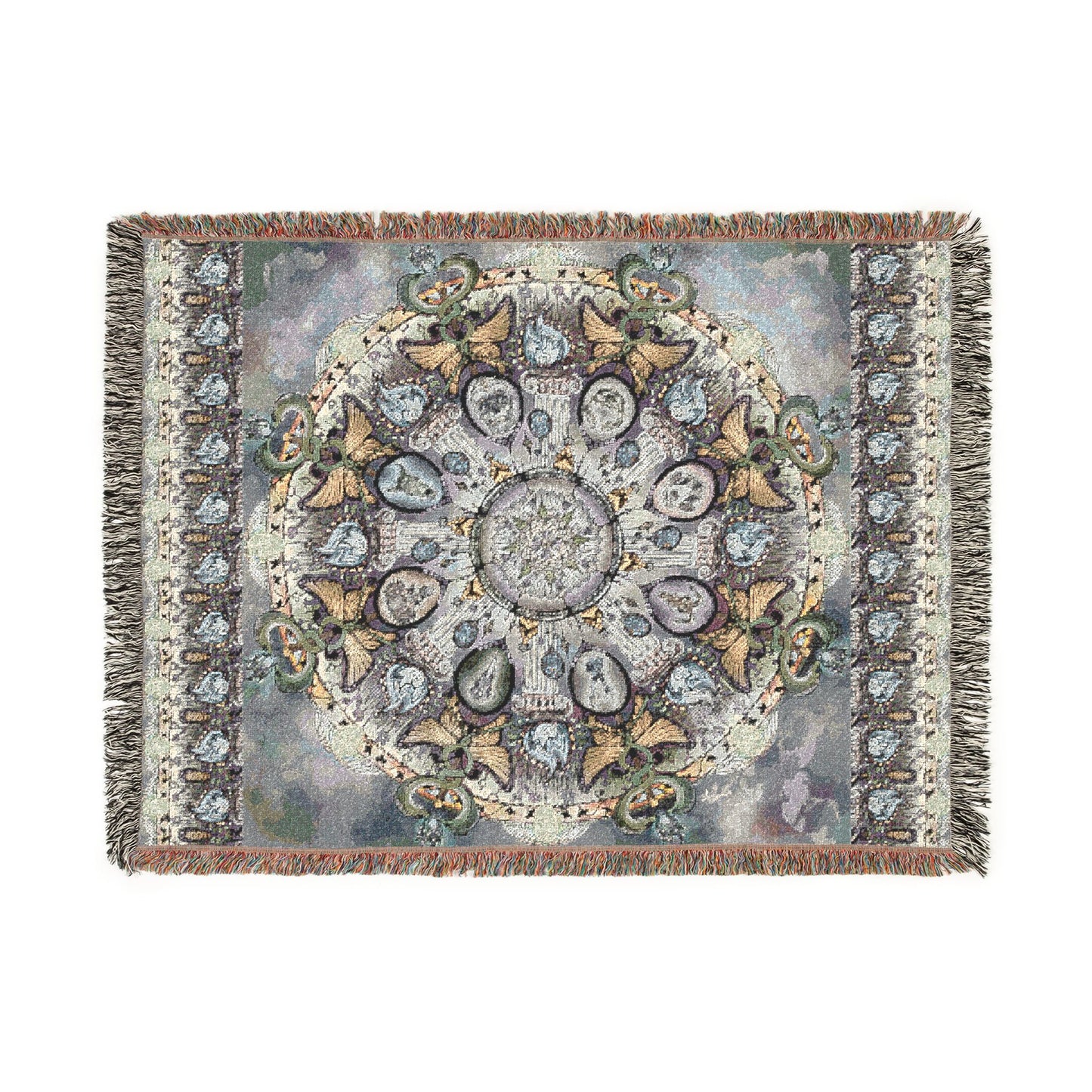 Pacio, Adam - Memento Mori Mandala - Woven Blanket