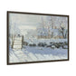 Monet, Claude - The Magpie (1868) - Matte Canvas, Framed