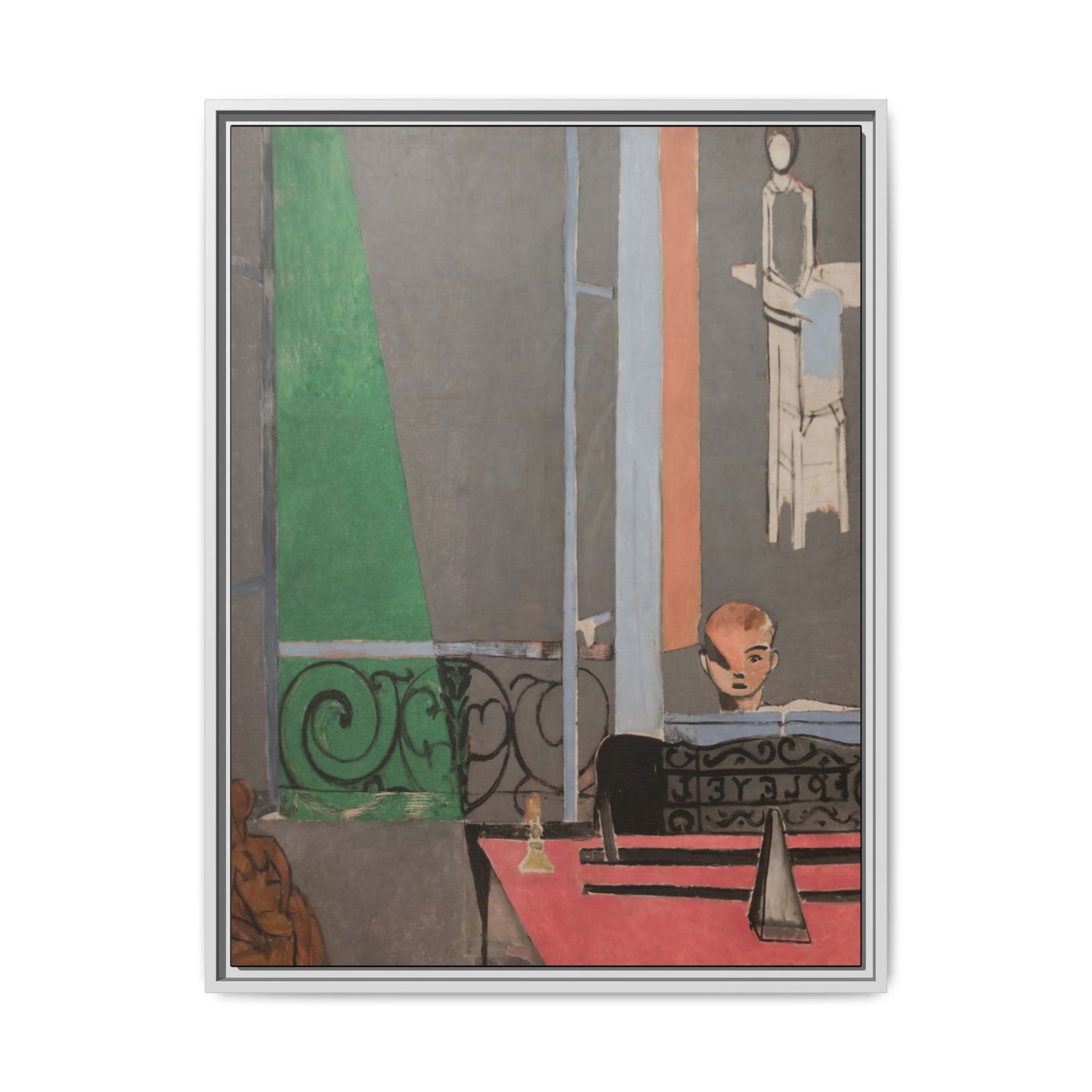 Matisse, Henri - Piano Lesson (1916) - Matte Canvas, Framed