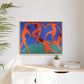 Matisse, Henri - Dance (II) (1910) - Matte Canvas, Framed
