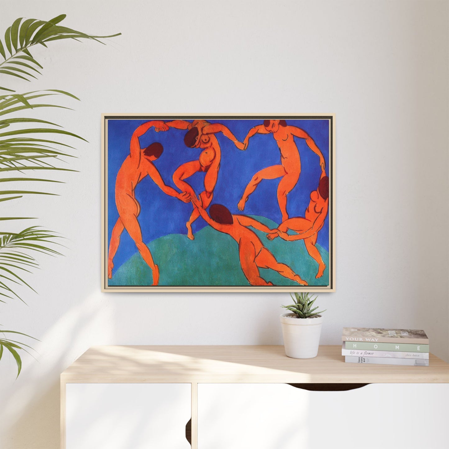 Matisse, Henri - Dance (II) (1910) - Matte Canvas, Framed